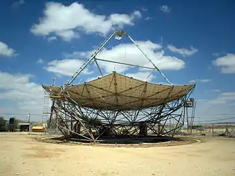 The world's largest solar energy dish is located at the Ben-Gurion National Solar Energy Center