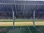 Solar panels ground mounting