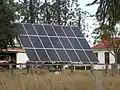 Solar panels at Franklyn Vale Homestead Mount Mort