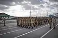 Soldiers in a training marching (Kermanshah, Iran)