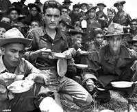 Soldiers of the 65th Infantry training in Salinas, Puerto Rico. August 1941.
