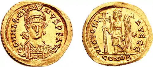 Solidus of Emperor Marcian.