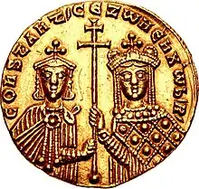 Zoe Karbonopsina and Constantine VII, 914–919.