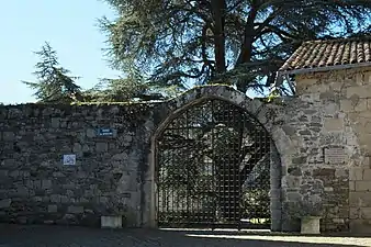 Entrance to the abbey
