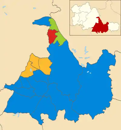 2011 results map