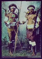 Solomon Islands warriors, 1895.