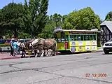 Hønen: a horse-drawn streetcar