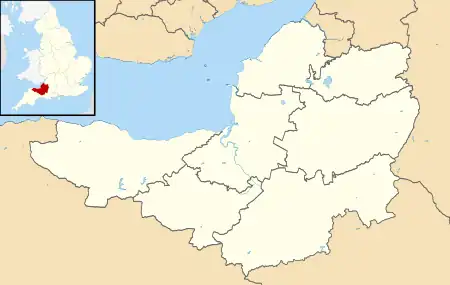 List of castles in Somerset is located in Somerset