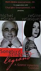 A poster of Songbird Sings Legrand