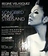 A poster of Songbird Sings Streisand