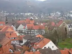 View over Bad Sooden-Allendorf