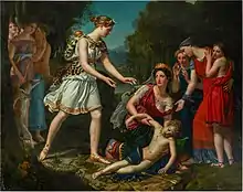 The death of Cenchirias, son of Neptune and the nymph Peirene, 1821-23