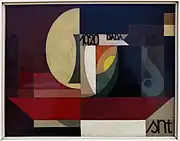 Dada Composition (Tête au plat), painting, 1920