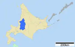 Location of Sorachi Subprefecture