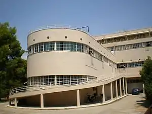 A part of the Sotiria Hospital of Thoracic Diseases. It was designed in 1931 by Ioannis Despotopoulos with later additions in 1937 by Periklis Georgakopoulos.