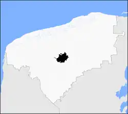 Municipal location in Yucatán