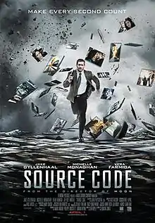A man runs away from an expulsion with a montage of images fling out. The tagline reads "Make Every Second Count"
