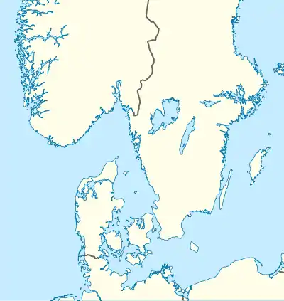 Northern Seven Years' War is located in Southwest Scandinavia
