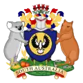 The proposed coat of arms of South Australia from 1984