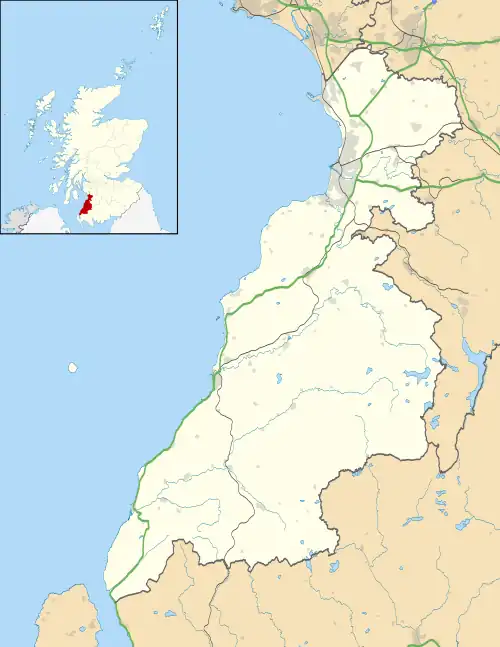 Royal Troon is located in South Ayrshire