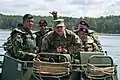 Colombian Army Engineers alongside 125th Multi Role Bridge Company soldiers from the South Carolina Army National Guard