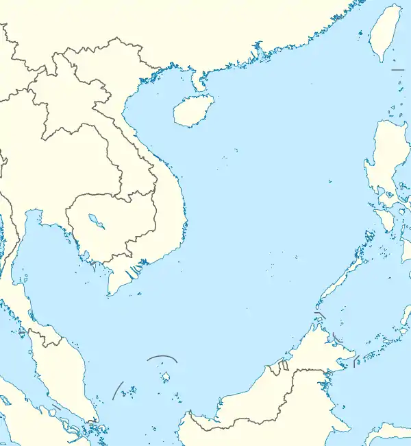 Taiping Island is located in South China Sea
