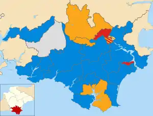 2003 results map