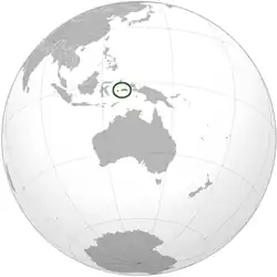 Territory claimed by the Republic of South Maluku