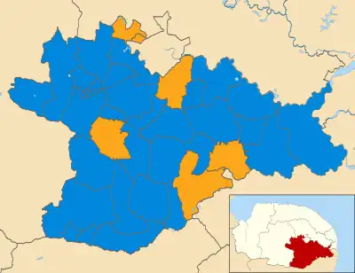 2011 results map