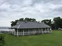 South-facing facade in 2015, before restoration