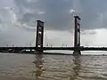 The Ampera Bridge on Musi River, Palembang