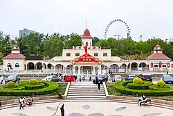 Shijingshan Amusement Park within the subdistrict, 2021