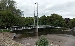 Blackweir Bridge – the northern end of the park