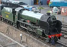 1930s steam locomotive named after the school