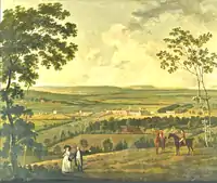 Southwick Park with Robert Thistlethwaite and his wife, with his two sons on horseback