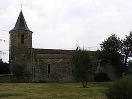 The church in Souvigné