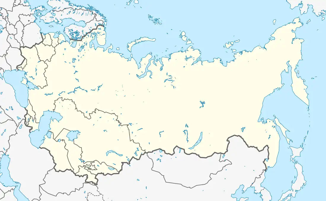 1991 Soviet Second League is located in the Soviet Union