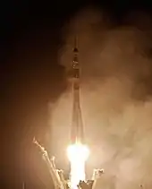 Soyuz TMA-20 lifts-off on 15 December 2010.