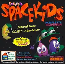 Boxart of the German edition of Spacekids