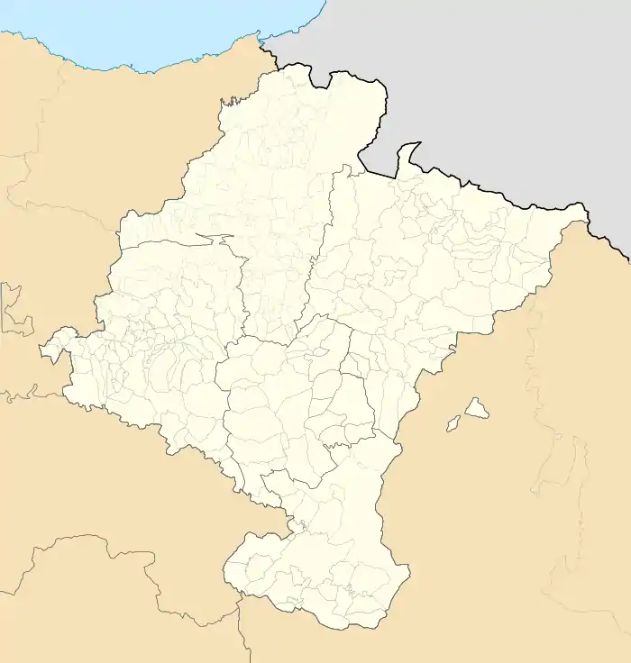 Lesaka is located in Navarre