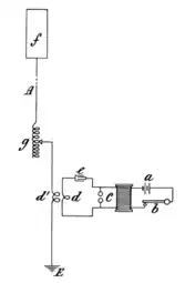 Marconi's inductively coupled transmitter patented 26 April 1900.
