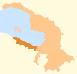 Location of Petrodvortsovy District in Saint Petersburg