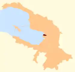 Ostrov Dekabristov Municipal Okrug on the 2006 map of St. Petersburg