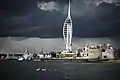 Spinnaker Tower from the water, 2012.