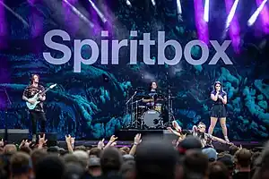 Spiritbox performing at Rock am Ring 2022