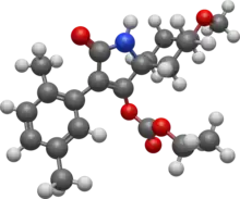 Chemical structure of spirotetramat 3D