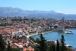 View of the city from Marjan Hill