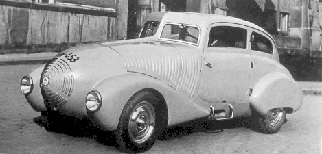 The 1931 WIKOV Supersport, Prostějov Moravia was one of the first produced truly aerodynamically designed automobiles.