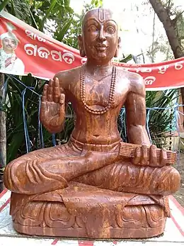 A modern-day statue of Sri Chaitanya in Puri town