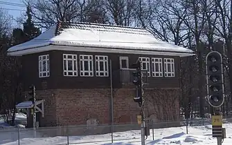 Old signal box at Djursholms Ösby